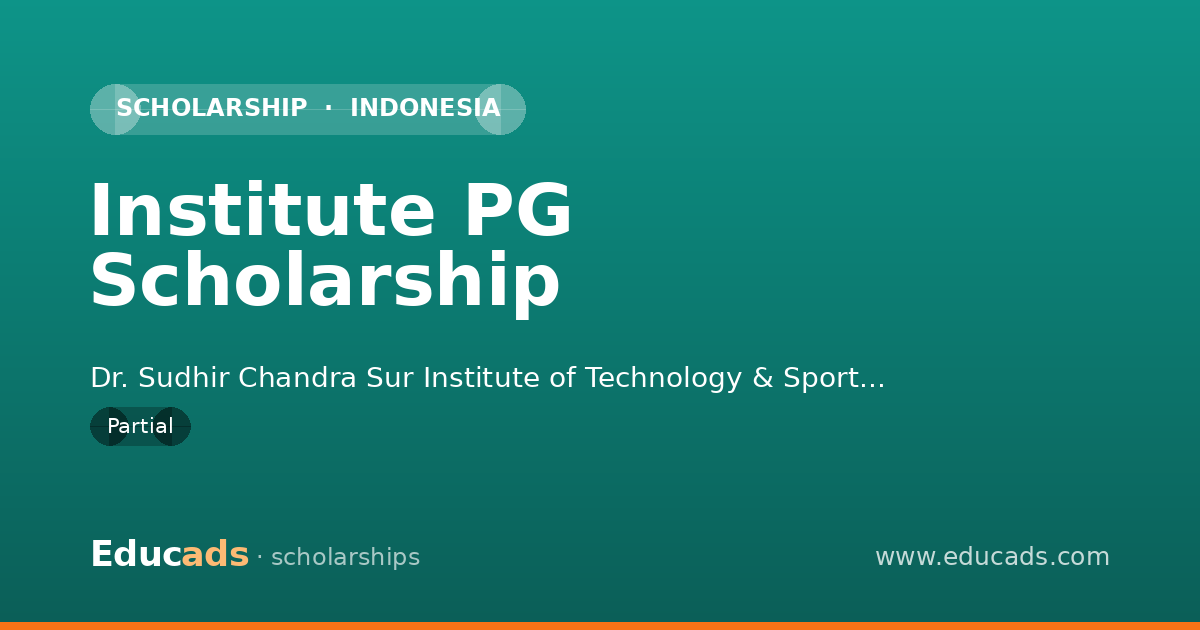 Institute PG Scholarship scholarship