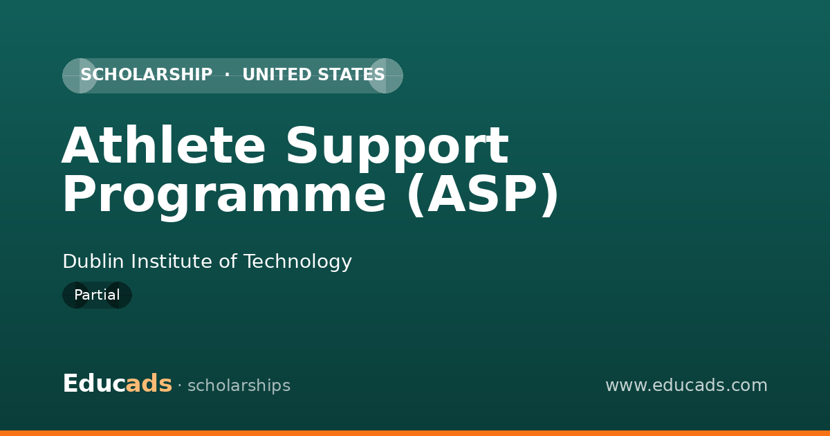 Athlete Support Programme (ASP) scholarship