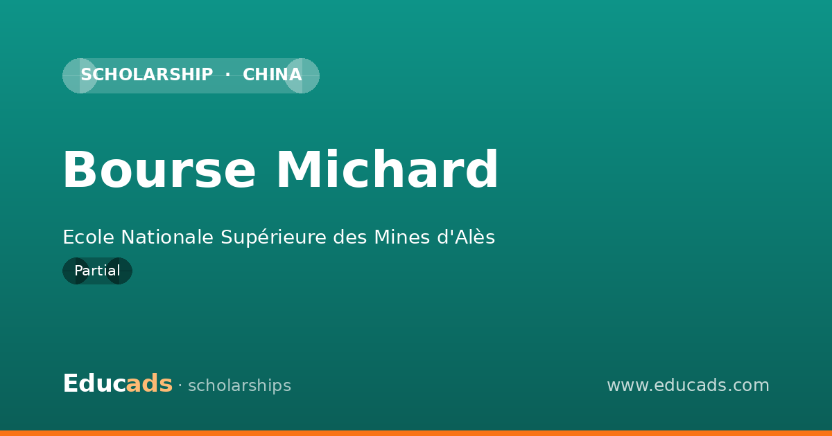 Bourse Michard scholarship