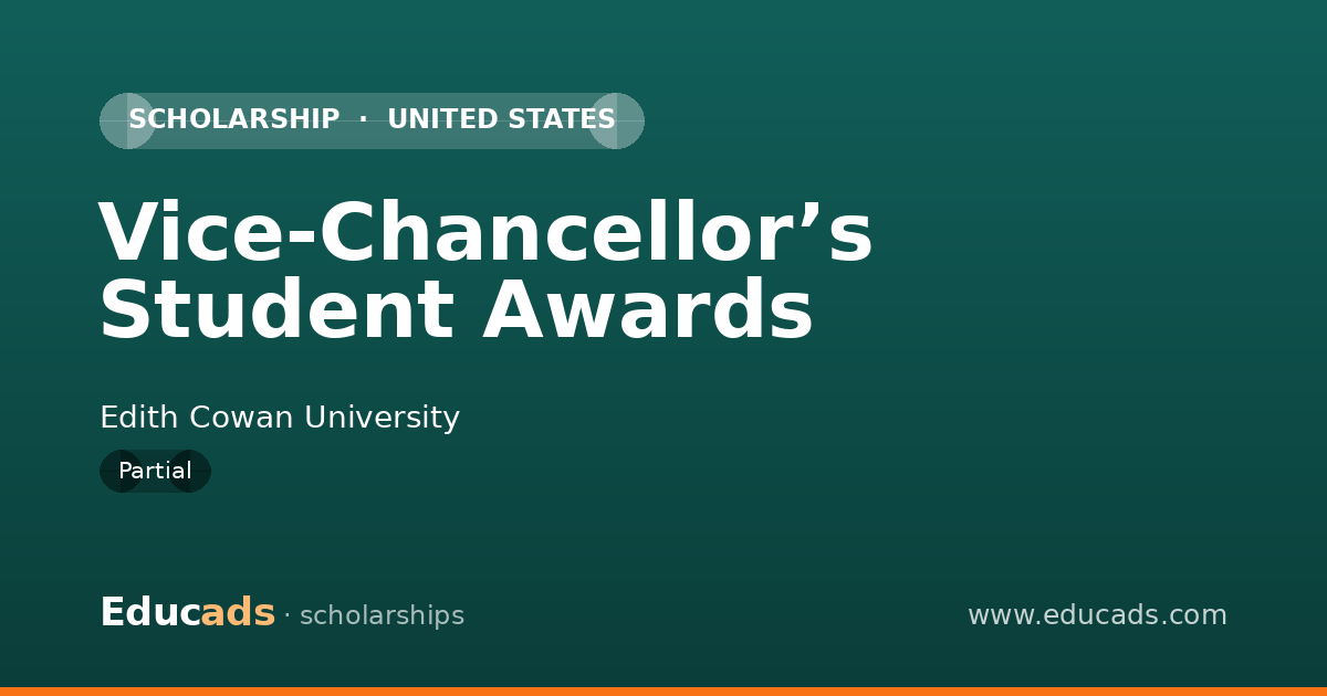 Vice-Chancellor’s Student Awards scholarship