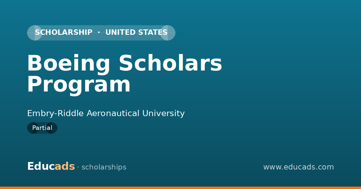 Boeing Scholars Program scholarship