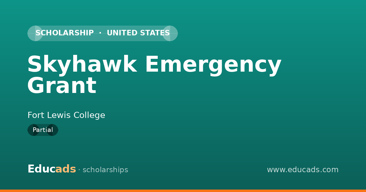 Skyhawk Emergency Grant scholarship