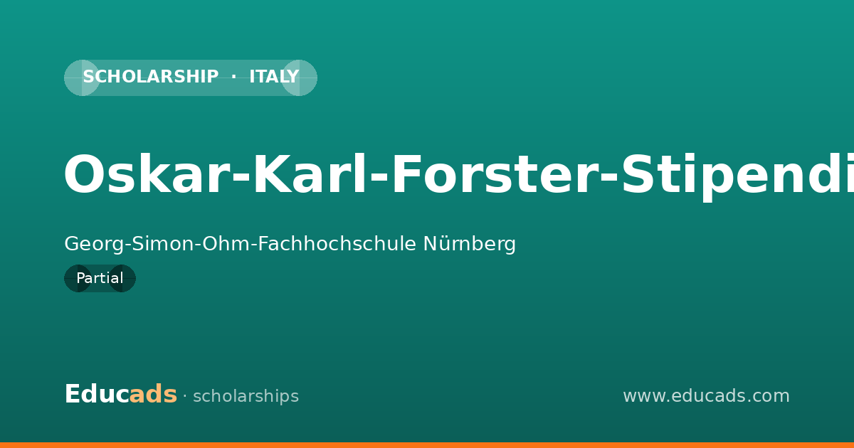 Oskar-Karl-Forster-Stipendium scholarship