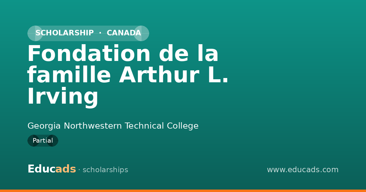 Fondation de la famille Arthur L. Irving scholarship
