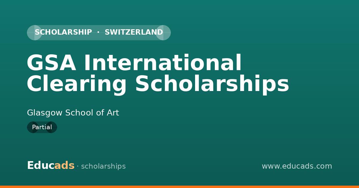 GSA International Clearing Scholarships scholarship