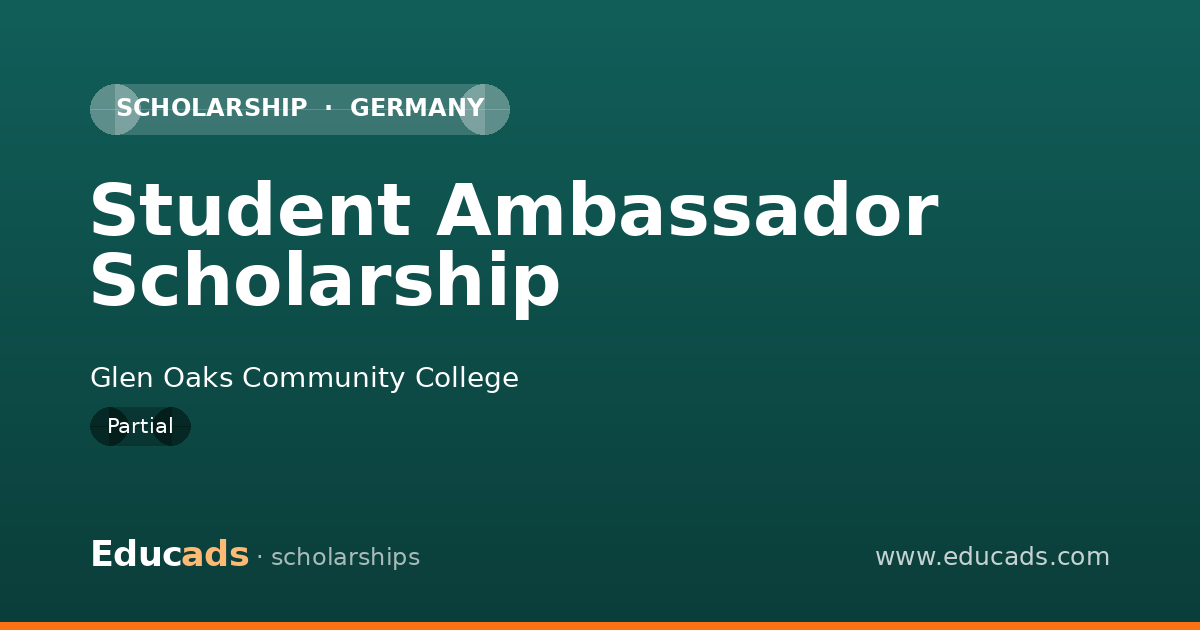 Student Ambassador Scholarship scholarship
