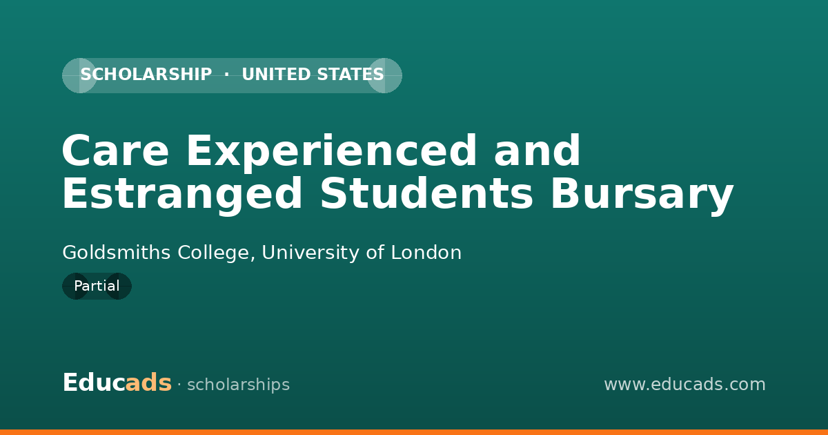 Care Experienced and Estranged Students Bursary scholarship