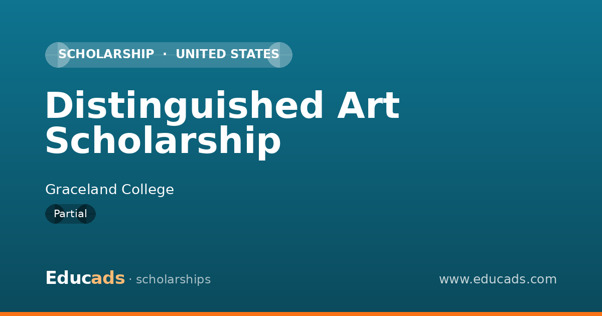 Distinguished Art Scholarship scholarship
