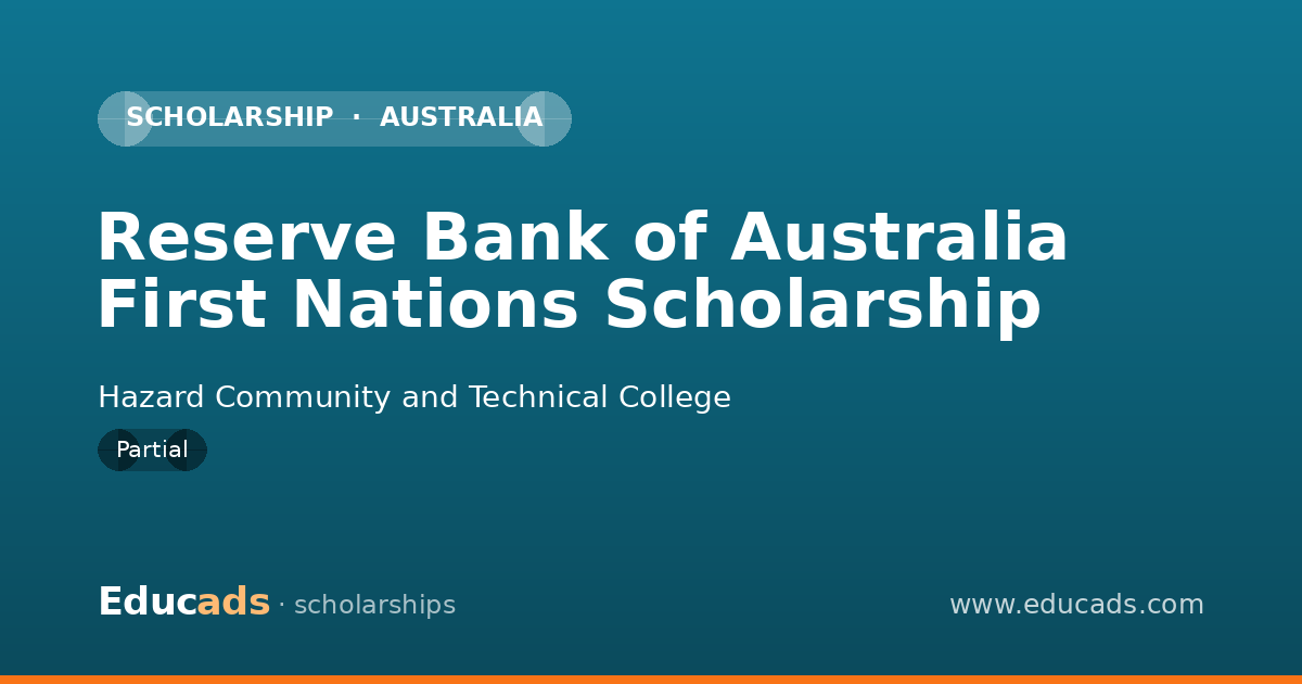 Reserve Bank of Australia First Nations Scholarship scholarship
