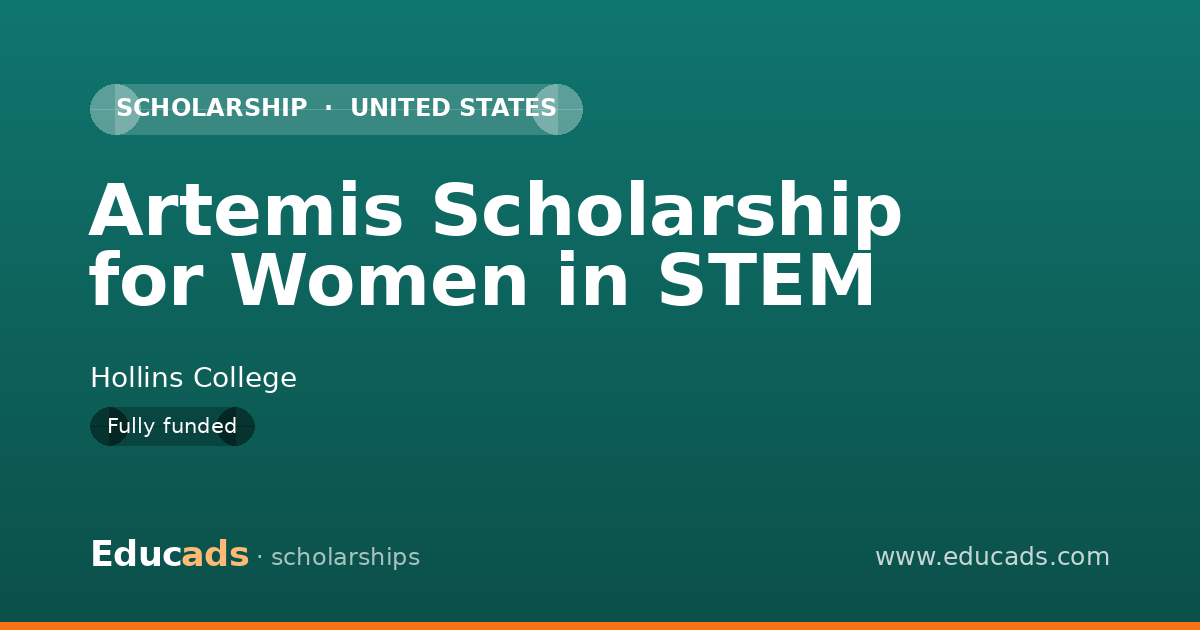 Artemis Scholarship for Women in STEM scholarship