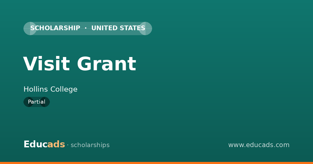 Visit Grant scholarship