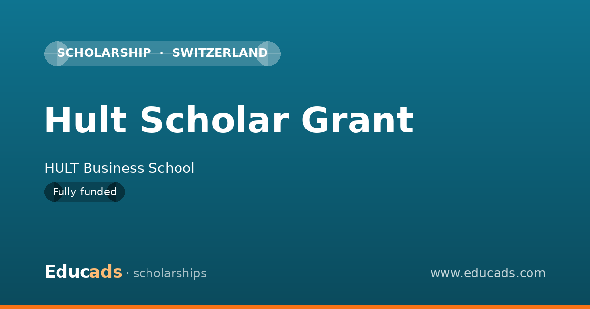 Hult Scholar Grant scholarship