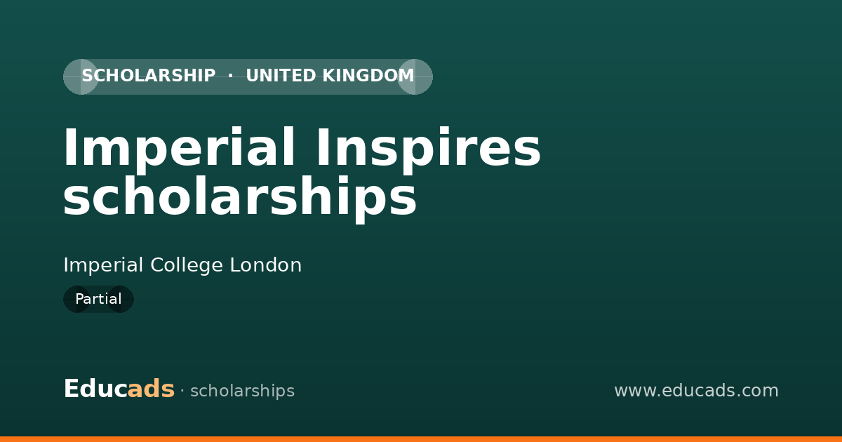 Imperial Inspires scholarships scholarship