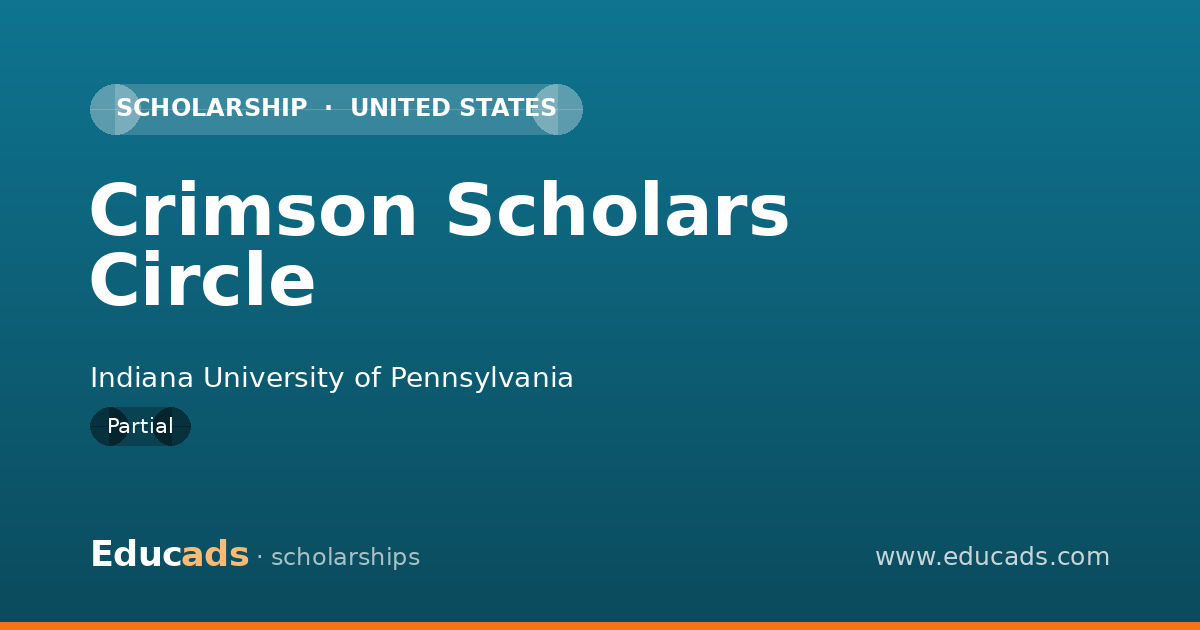 Crimson Scholars Circle scholarship