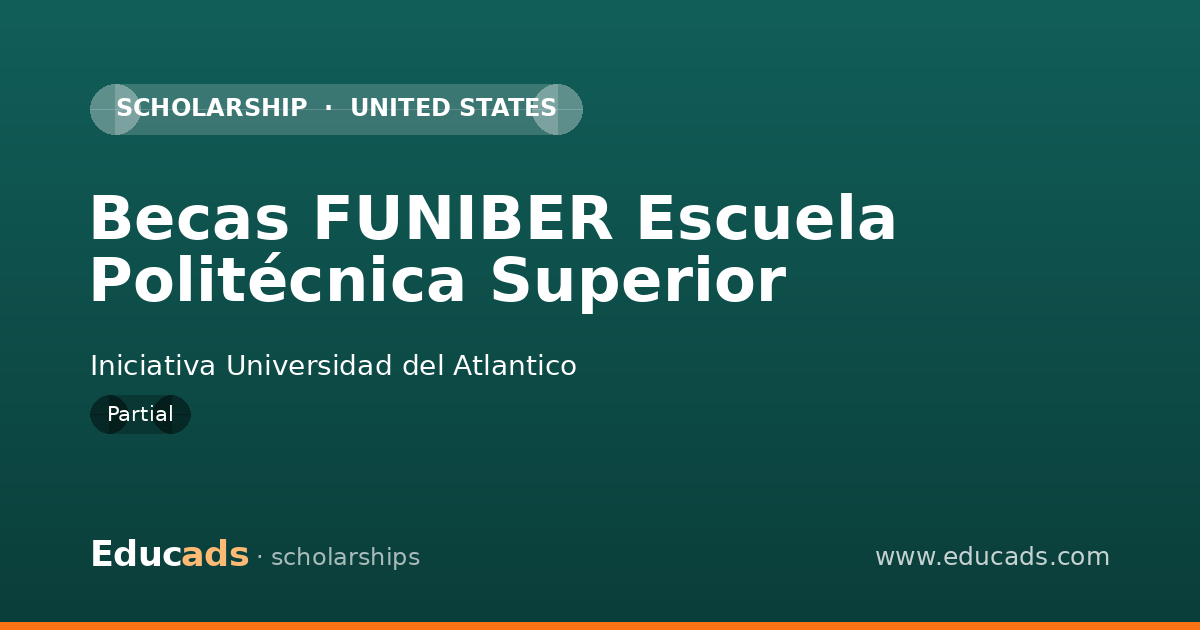 Becas FUNIBER Escuela Politécnica Superior scholarship