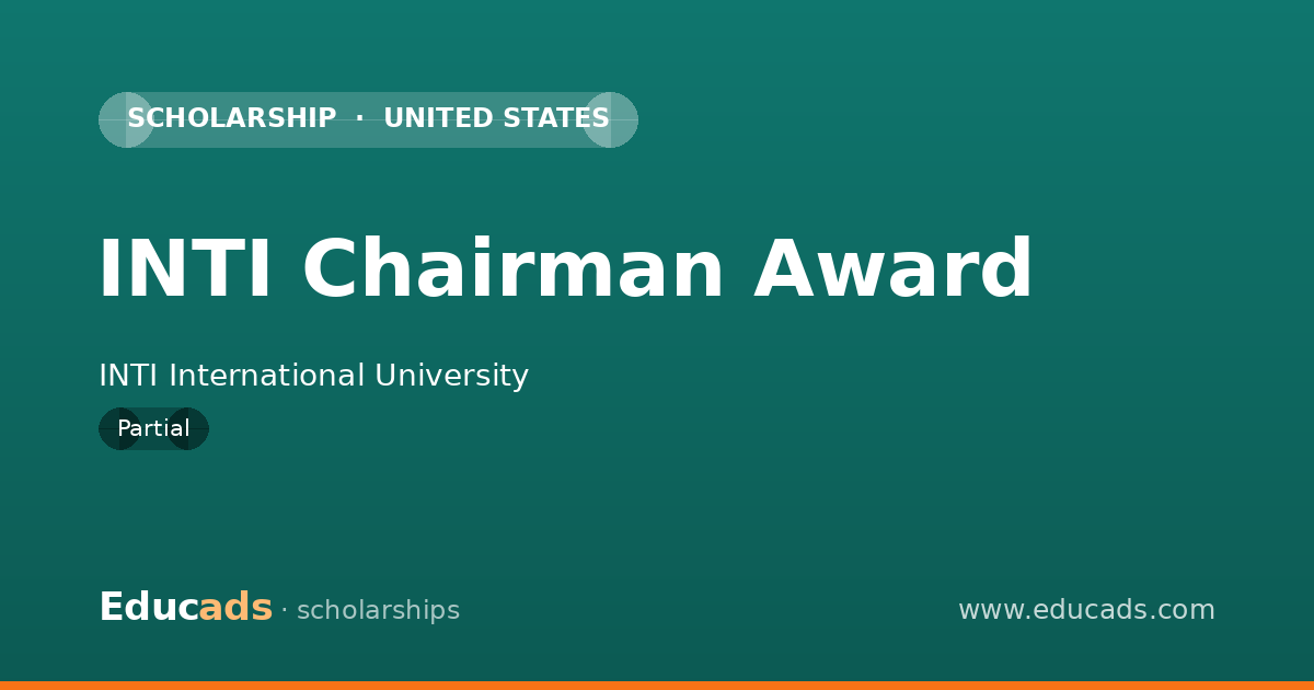 INTI Chairman Award scholarship