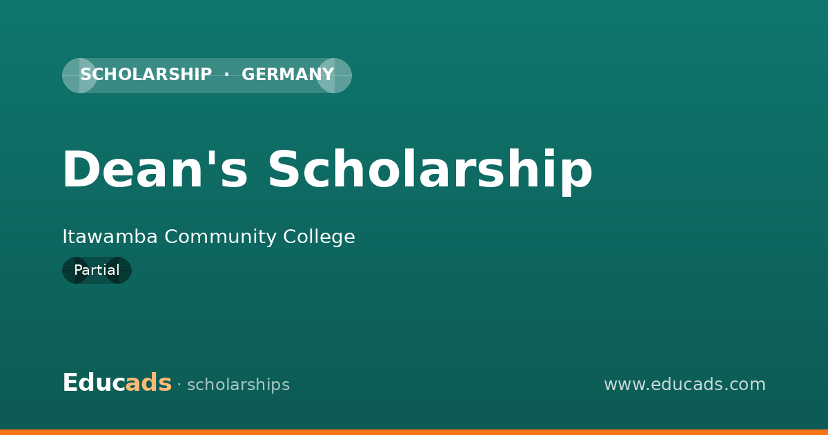 Dean's Scholarship scholarship