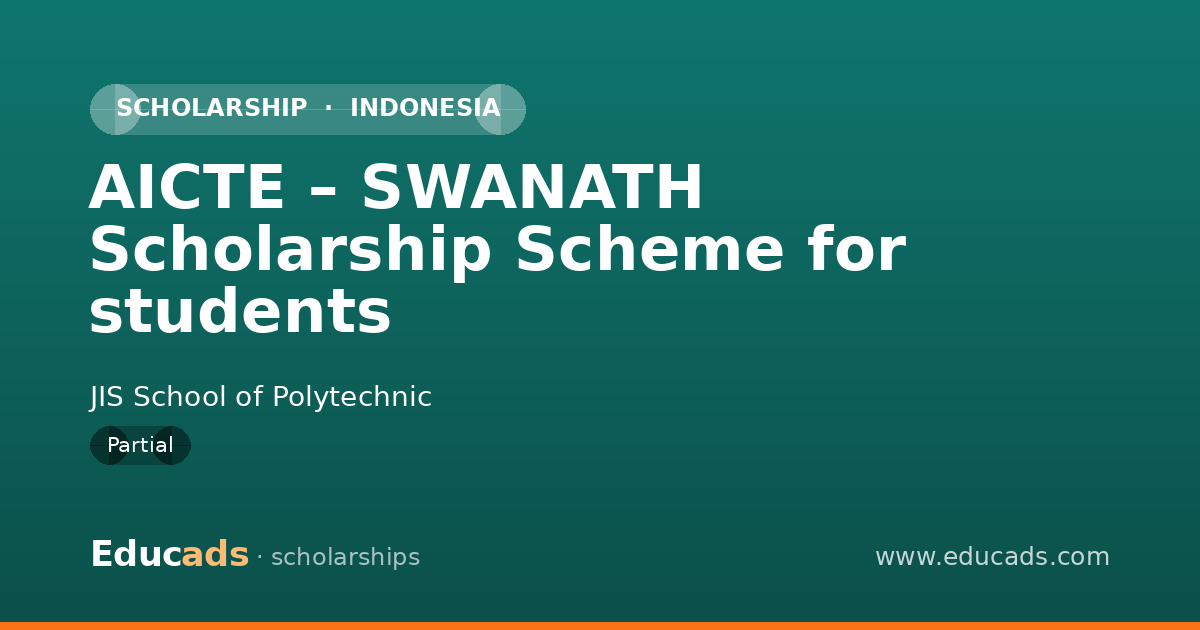 AICTE – SWANATH Scholarship Scheme for students scholarship