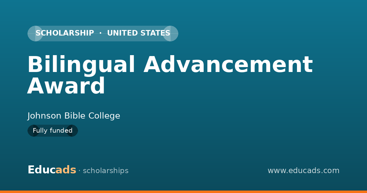Bilingual Advancement Award scholarship