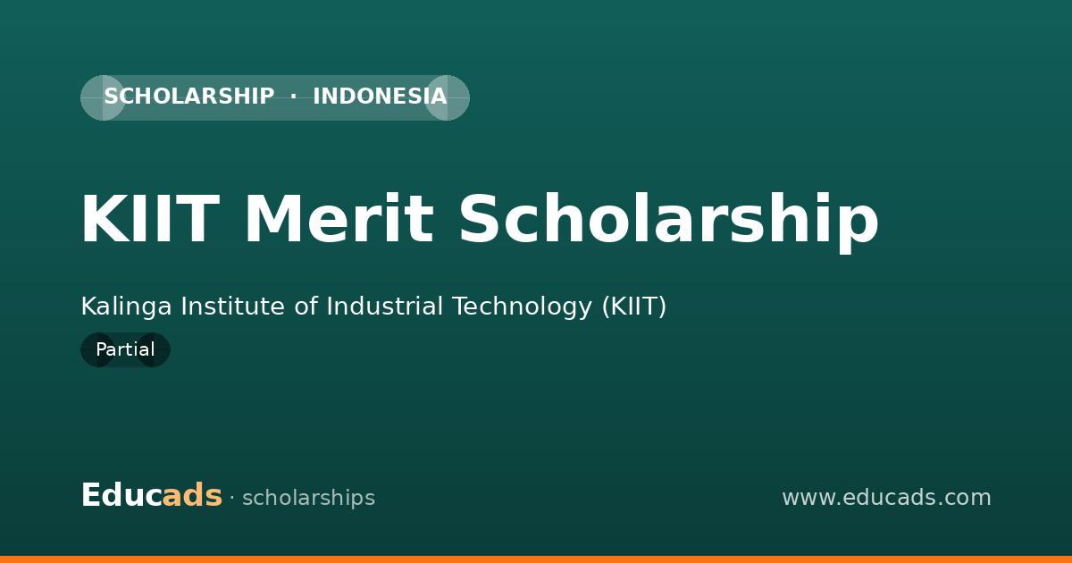 KIIT Merit Scholarship scholarship