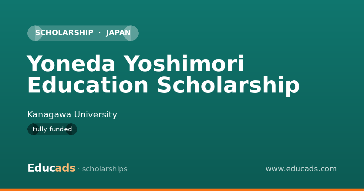 Yoneda Yoshimori Education Scholarship scholarship