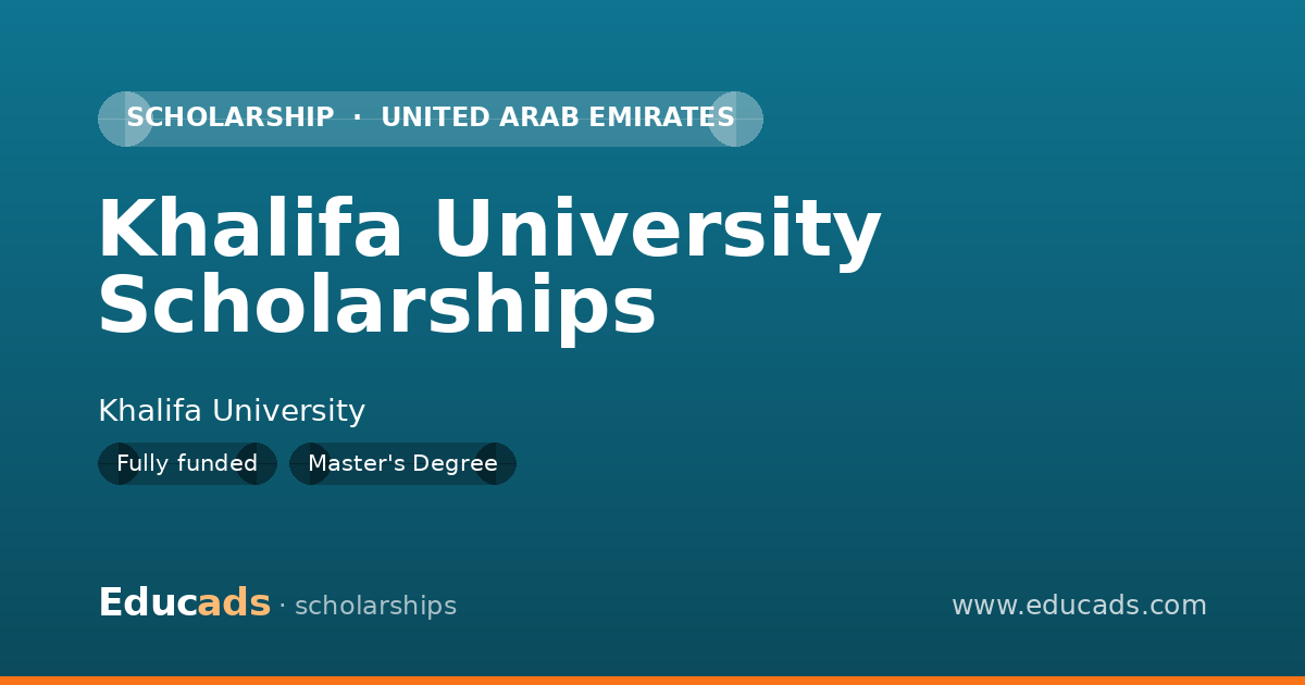 Khalifa University Scholarships scholarship