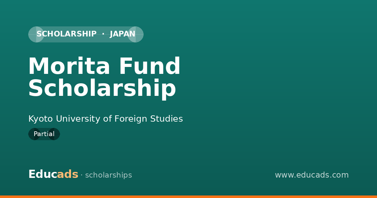Morita Fund Scholarship scholarship