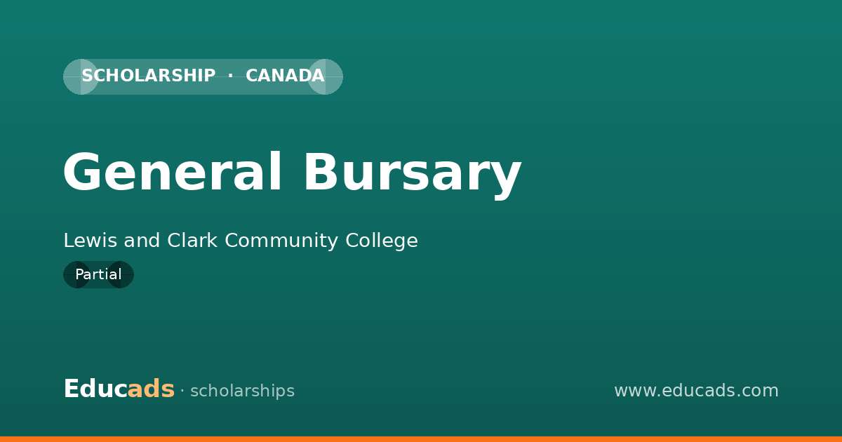 General Bursary scholarship
