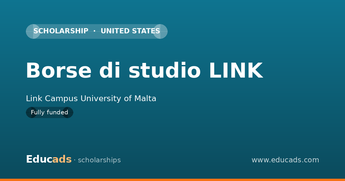 Borse di studio LINK scholarship