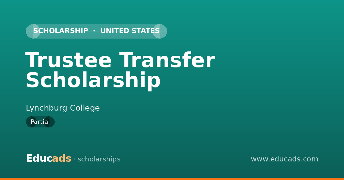 Trustee Transfer Scholarship scholarship