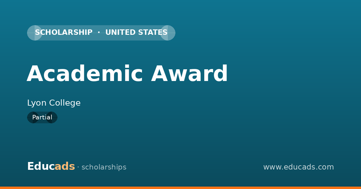Academic Award scholarship
