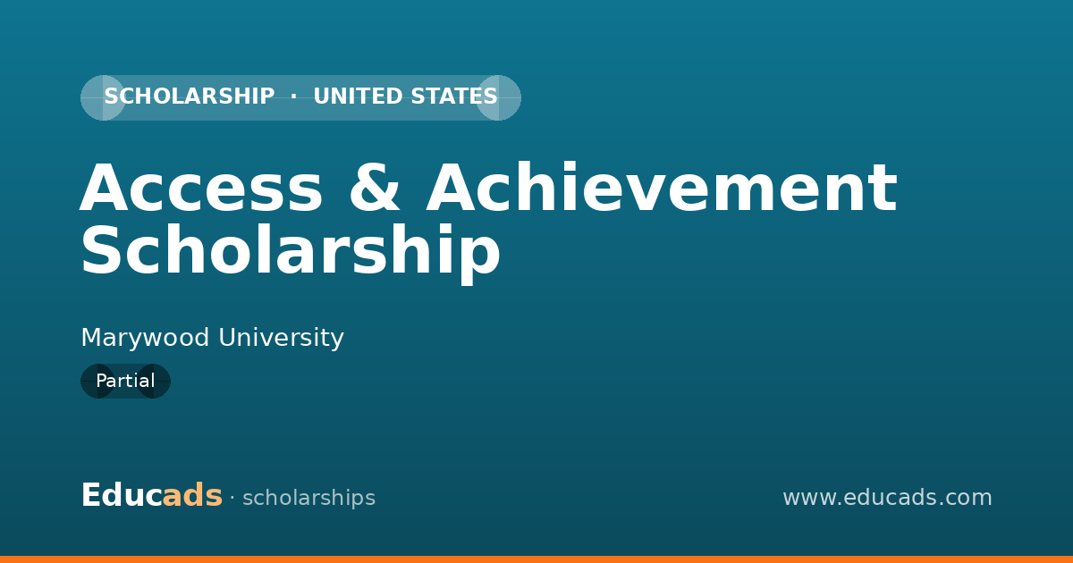 Access & Achievement Scholarship scholarship