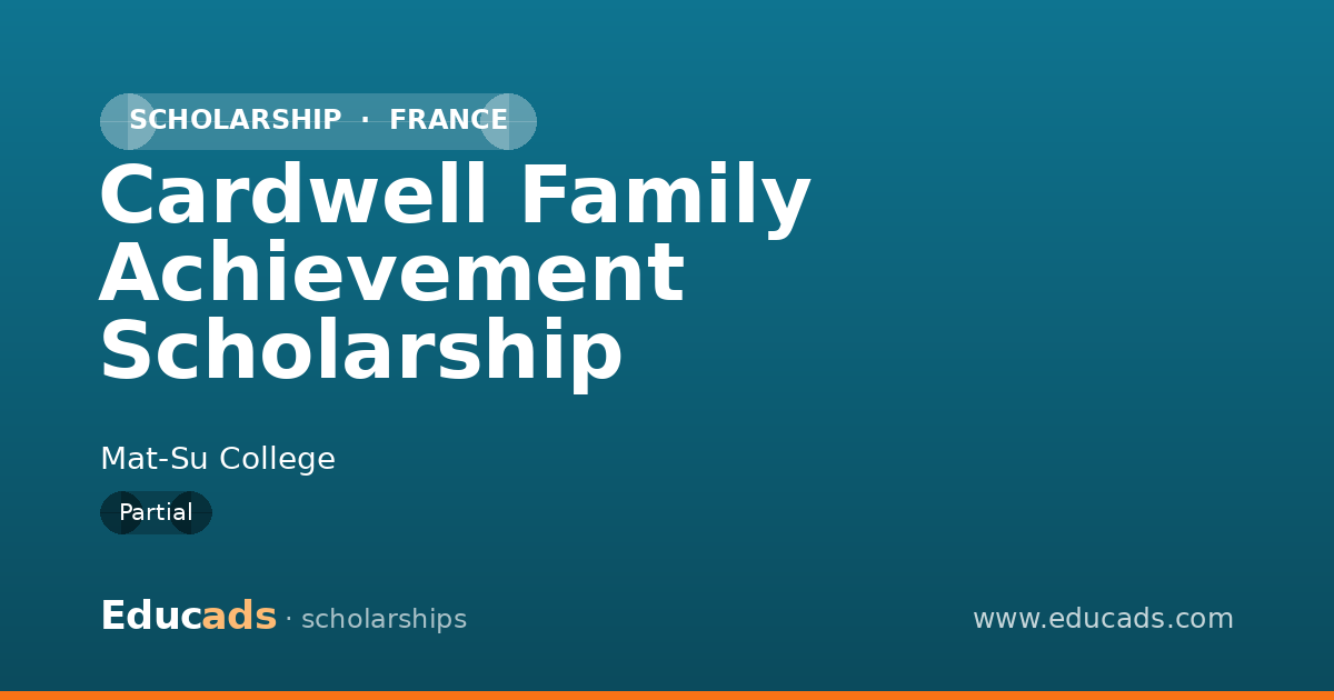 Cardwell Family Achievement Scholarship scholarship