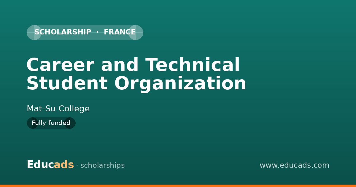 Career and Technical Student Organization scholarship