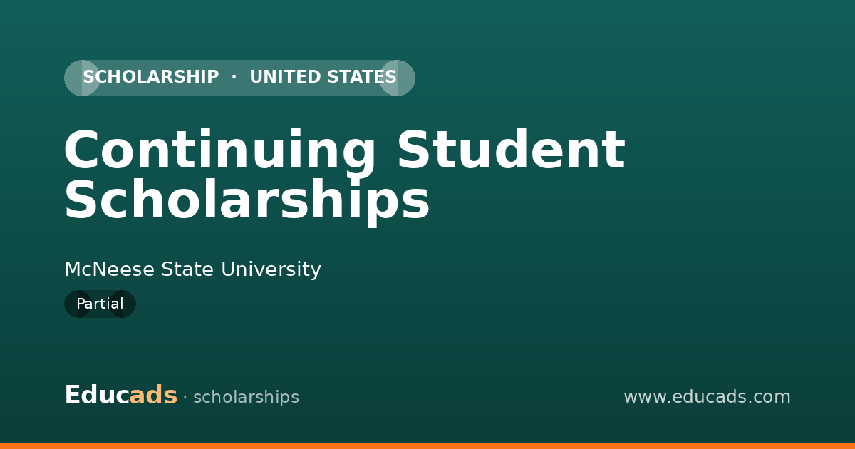 Continuing Student Scholarships scholarship