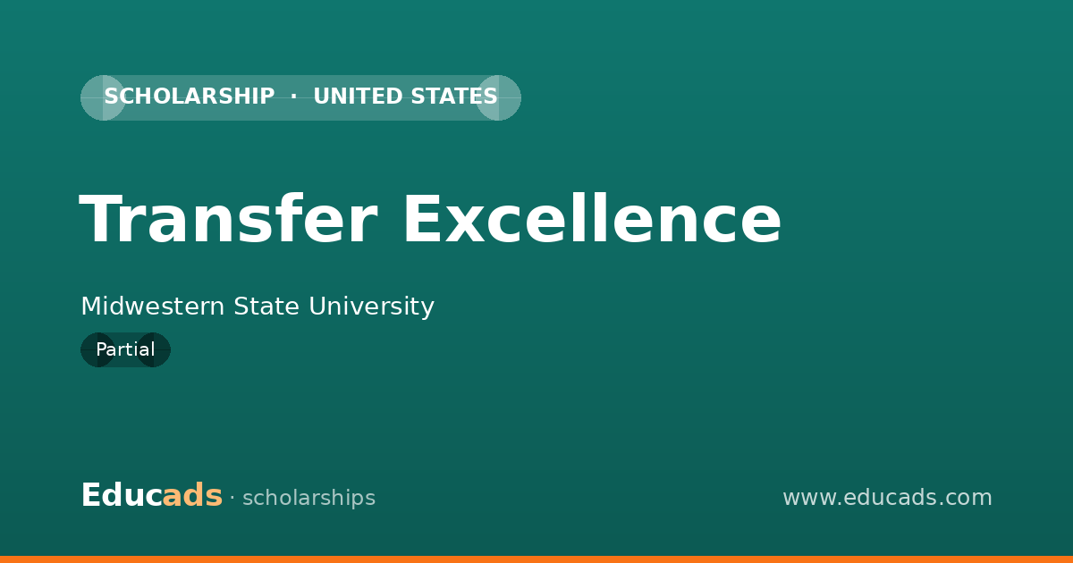 Transfer Excellence scholarship