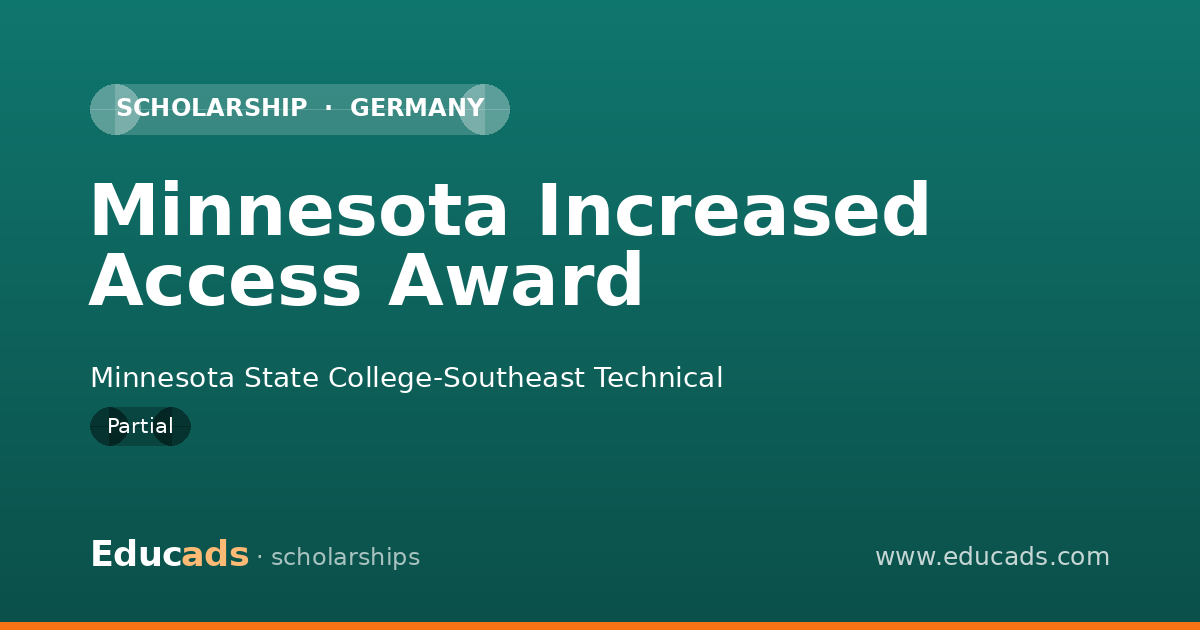 Minnesota Increased Access Award scholarship