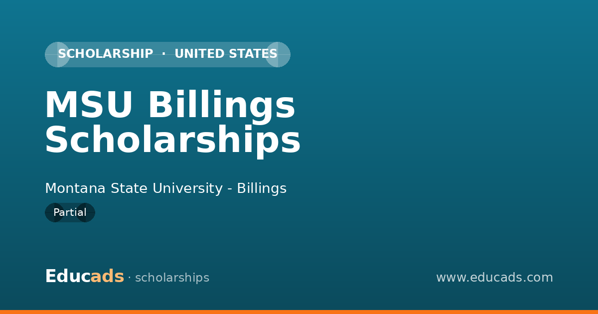 MSU Billings Scholarships scholarship