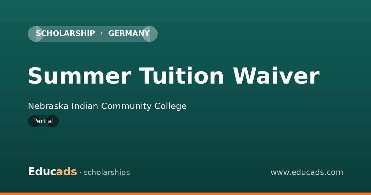 Summer Tuition Waiver scholarship