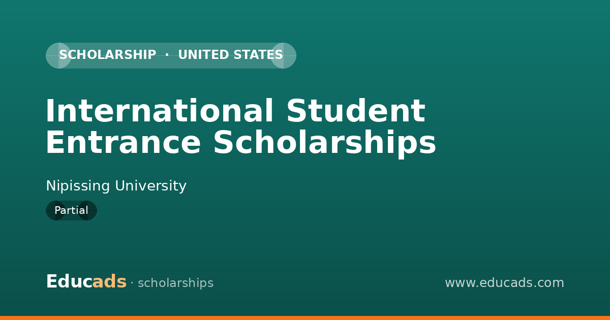 International Student Entrance Scholarships scholarship