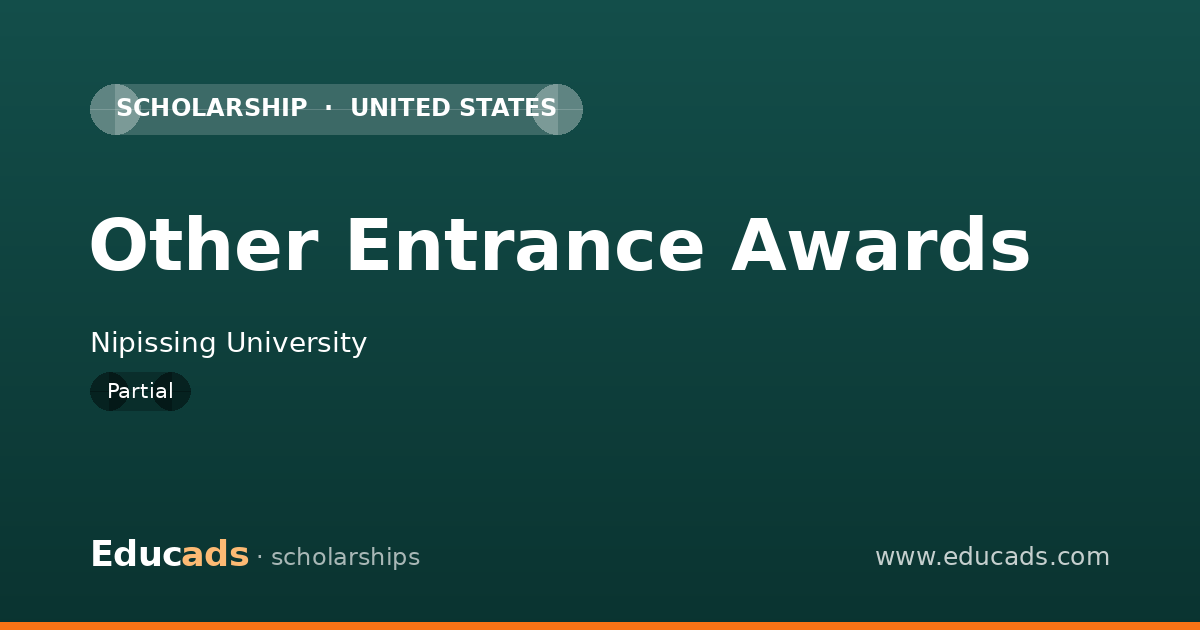 Other Entrance Awards scholarship