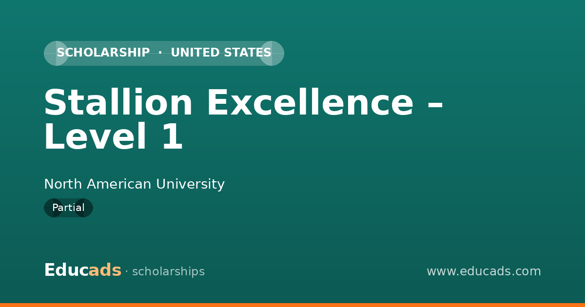 Stallion Excellence – Level 1 scholarship