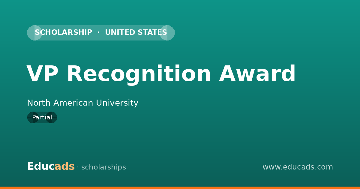 VP Recognition Award scholarship