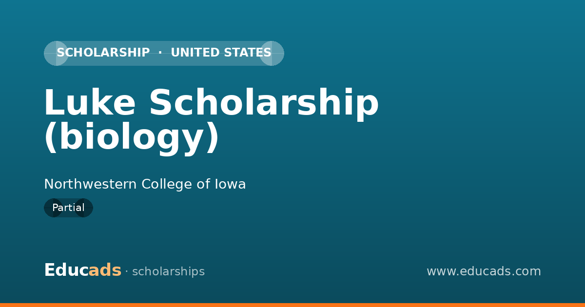 Luke Scholarship (biology) scholarship