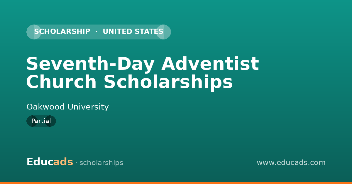Seventh-Day Adventist Church Scholarships scholarship