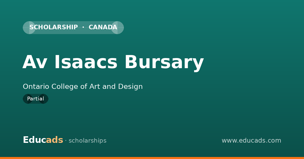 Av Isaacs Bursary scholarship