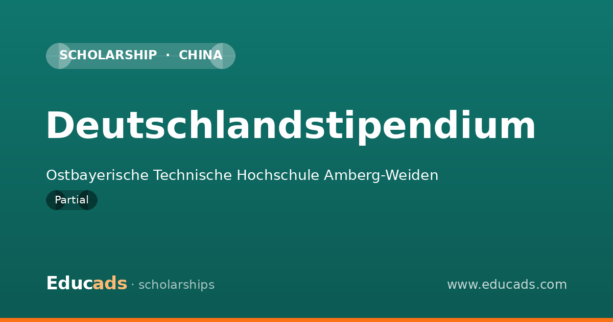 Deutschlandstipendium scholarship