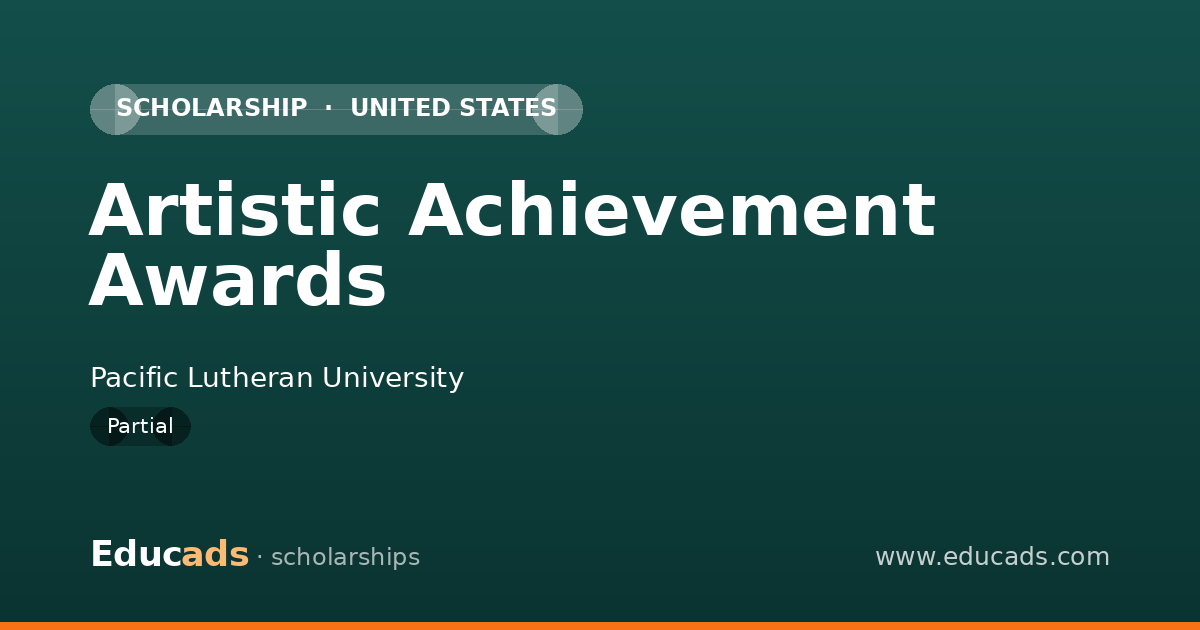 Artistic Achievement Awards scholarship