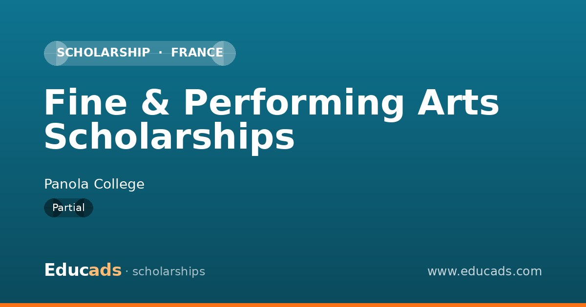 Fine & Performing Arts Scholarships scholarship