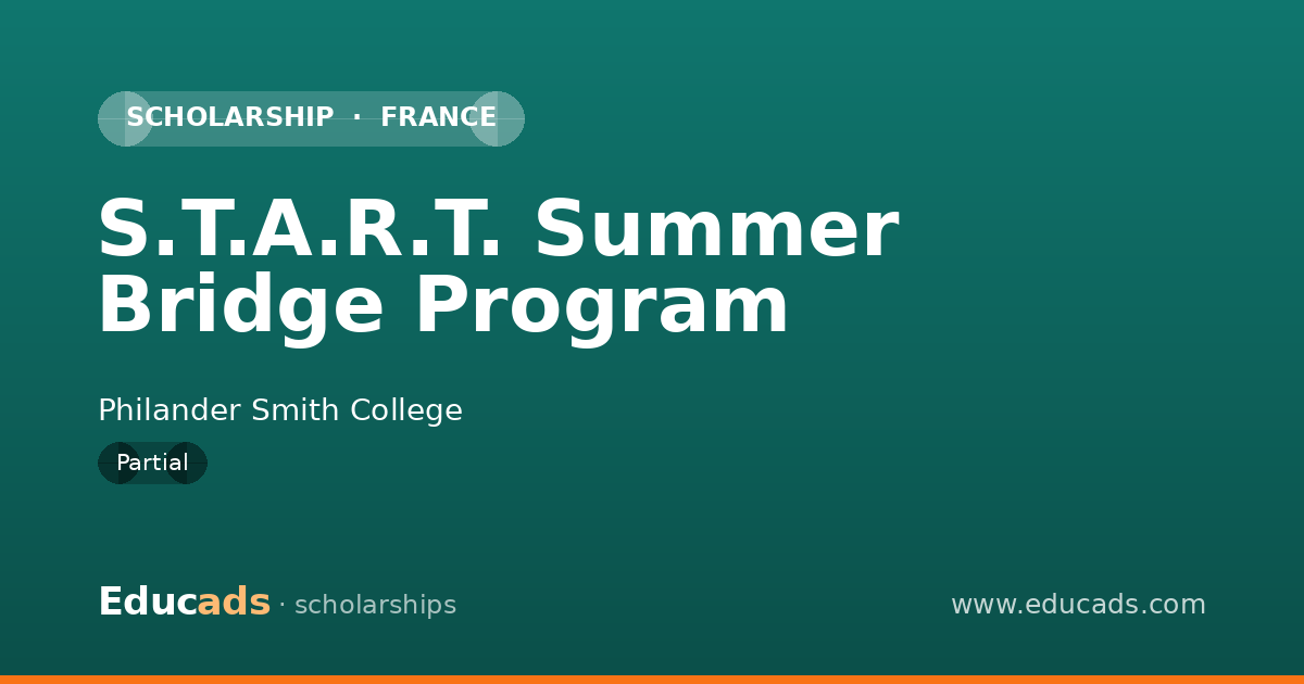 S.T.A.R.T. Summer Bridge Program scholarship
